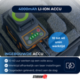 Kruislijnlaser LL-A3300 - 2 x 360° Lijnen - Groene Laser - 4000mAh Accu