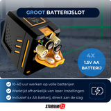 Kruislijnlaser LL-A800 - Twee Verstelbare Llijnen - Groene Laser