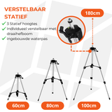 Statief met 1/4´´ schroefdraad - Draaibaar tot 360° - Verstelbaar tot 1.8M